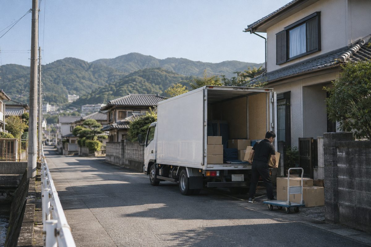 引越し用トラックのイメージ